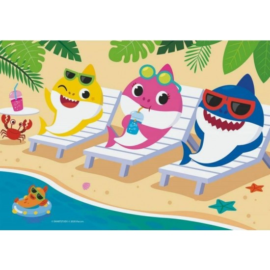 BABY SHARK PUZZLE 2x 20ΤΕΜ CLEMENTONI