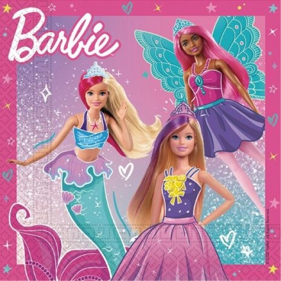 BARBIE ΧΑΡΤΟΠΕΤΣΕΤΕΣ 20ΤΕΜ 