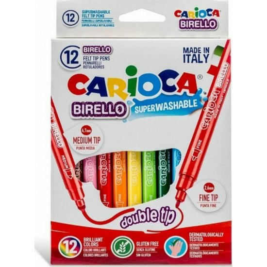Carioca Birello Double Tip 12 Χρώματα