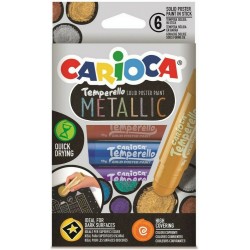 Carioca Temperello Metallic 6 Χρώματα