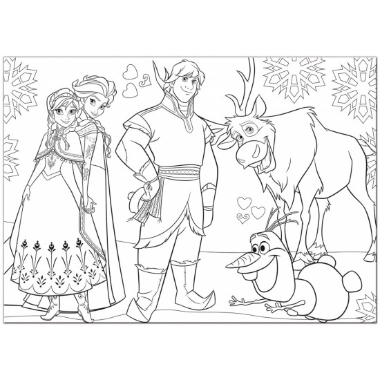 FROZEN MAXI PUZZLE 108pcs  ΧΡΩΜΑΤΙΣΜΟΥ 2 ΟΨΕΩΝ