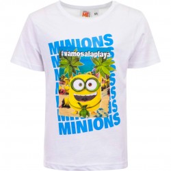 MINIONS ΜΠΛΟΥΖΑ ΚΟΝΤΟΜΑΝΙΚΗ (ΛΕΥΚΟ)