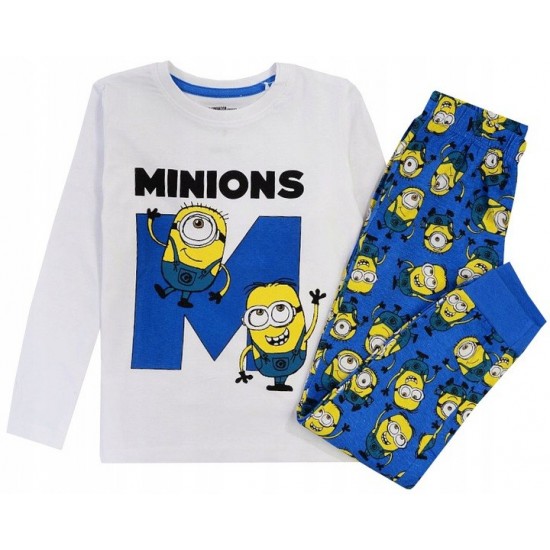 MINIONS ΠΥΤΖΑΜΑ ΜΑΚΡΥΜΑΝΙΚΗ (ΜΠΛΕ)