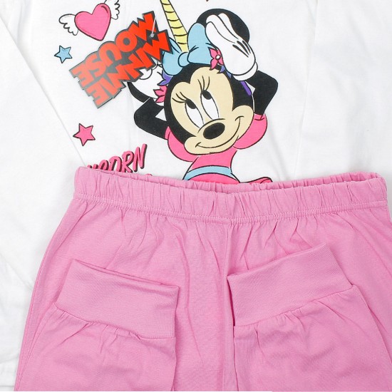 MINNIE ΠΥΤΖΑΜΑ ΜΑΚΡΥΜΑΝΙΚΗ (ΡΟΖ)
