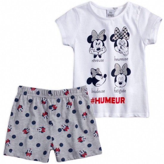 MINNIE ΠΥΤΖΑΜΑ ΚΟΝΤΟΜΑΝΙΚΗ (ΛΕΥΚΟ)