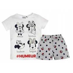 MINNIE ΠΥΤΖΑΜΑ ΚΟΝΤΟΜΑΝΙΚΗ (ΛΕΥΚΟ)