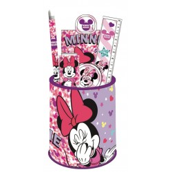 MINNIE Μολυβοθήκη με Σετ Σχολικά 7τμχ