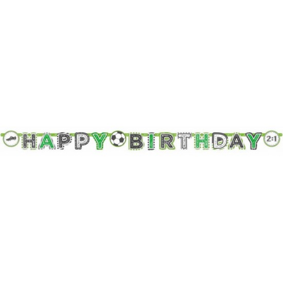 ΠΟΔΟΣΦΑΙΡΟ BANNER HAPPY BIRTHDAY 