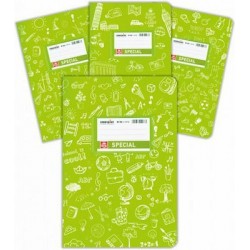 Τετράδιο Typotrust Special Doodles 17x25cm 50φ λαχανί 