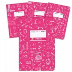 Τετράδιο Typotrust Special Doodles 17x25cm 50φ ροζ