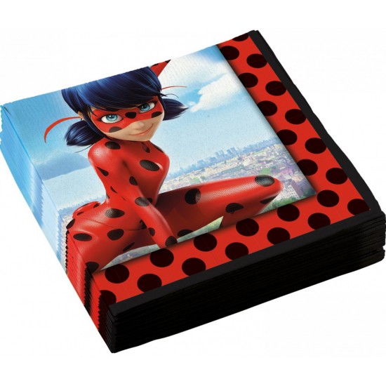 MIRACULOUS LADYBUG ΧΑΡΤΟΠΕΤΣΕΤΕΣ 20ΤΕΜ 