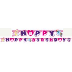 MY LITTLE PONY BANNER HAPPY BIRTHDAY 