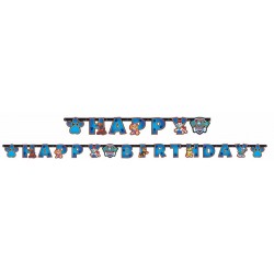 PAW PATROL BANNER HAPPY BIRTHDAY 