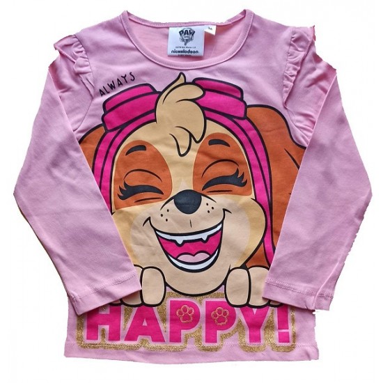 PAW PATROL ΠΥΤΖΑΜΑ ΜΑΚΡΥΜΑΝΙΚΗ (ΡΟΖ)