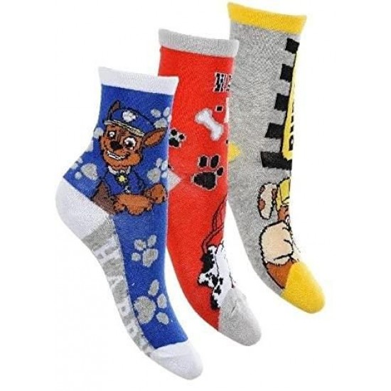 PAW PATROL ΚΑΛΤΣΕΣ 3 ΤΕΜ (ΑΓΟΡΙ)