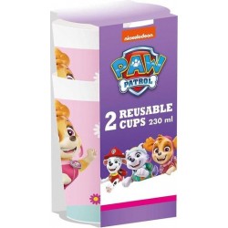 PAW PATROL ΠΟΤΗΡΑΚΙΑ SKYE EVEREST REUSABLE SET 2