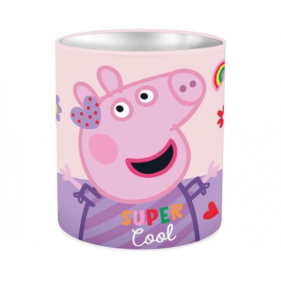 PEPPA ΜΟΛΥΒΟΘΗΚΗ ΜΕΤΑΛΛΙΚΗ 10x11 ΡΟΖ