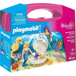  Playmobil Princess Βαλιτσάκι Γοργόνες με Κοχύλι 9324