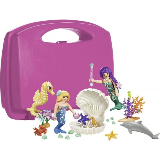  Playmobil Princess Βαλιτσάκι Γοργόνες με Κοχύλι 9324