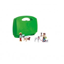  Playmobil City Life Βαλιτσάκι Βόλτα με Σκυλάκια (70530)