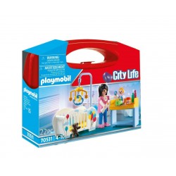  Playmobil City Life Βαλιτσάκι  Βρεφικό Δωμάτιο 70531