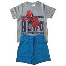 SPIDERMAN ΠΥΤΖΑΜΑ ΚΟΝΤΟΜΑΝΙΚΗ (ΓΚΡΙ-ΜΠΛΕ)