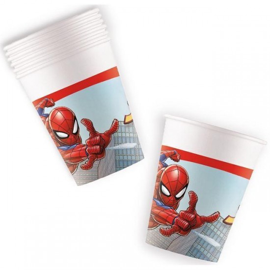 SPIDERMAN ΠΟΤΗΡΑΚΙΑ 8τμχ.