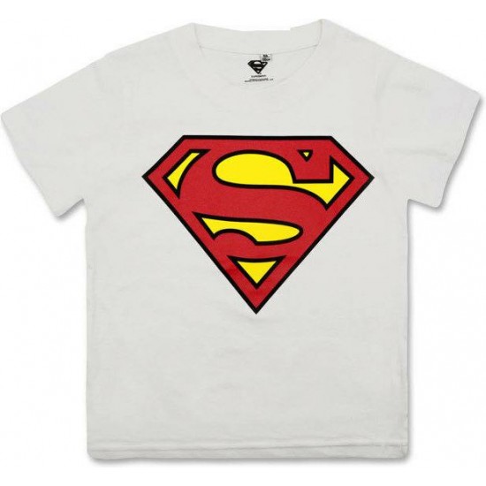 SUPERMAN ΜΠΛΟΥΖΑ ΚΟΝΤΟΜΑΝΙΚΗ (ΛΕΥΚΟ)