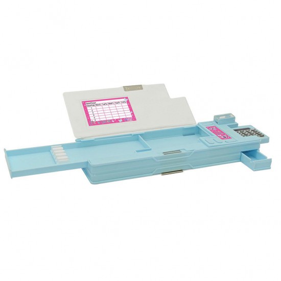 Κασετίνα Disney Stitch Pink Flowers Must Team με Μαγνητικό Κούμπωμα 26x9x3,2 εκ.