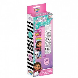 Παζλ Πύργος Χρωματισμού GABBY'S DOLLHOUSE Luna Toys 24 Τμx. 12,7X47,7εκ.